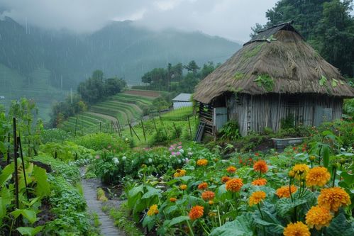 春天鄉(xiāng)村小屋圖片 攝影圖 下載至來(lái)源處